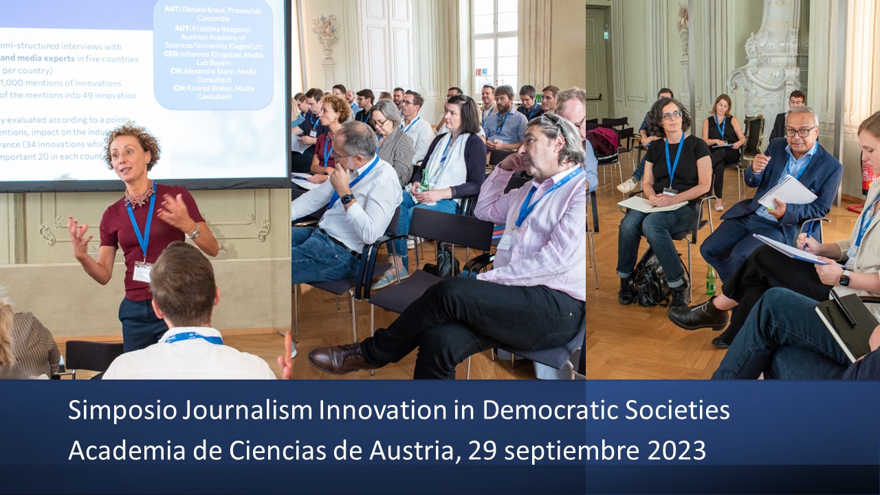 40 expertos analizan en Viena el impacto de la innovación periodística y rinden homenaje a Mario Tascón